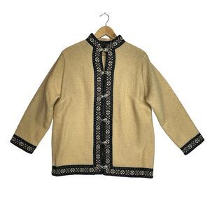 BRODRENE HALLEN Made in Oslo Norway Wool Jacket Size 46
